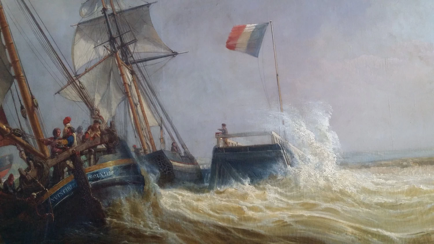 Mareggiata - Musee Villa Montebello, Trouville, sur, Mer, dettaglio 1